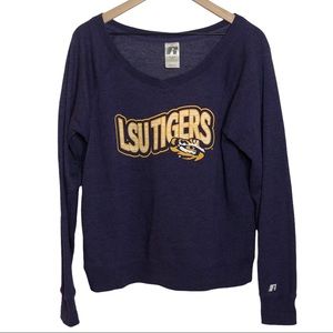 LSU Tigers Sweatshirt Women’s Size XL Purple Louisiana State University